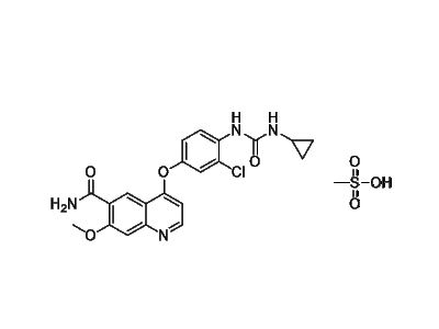 甲磺酸樂(lè)伐替尼   （CAS: 857890-39-2)